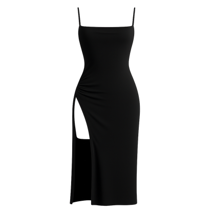 EclipseCurve™ Slit Midi Dress