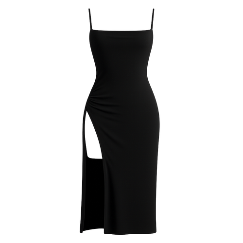 EclipseCurve™ Slit Midi Dress