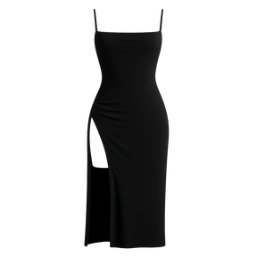 EclipseCurve™ Slit Midi Dress