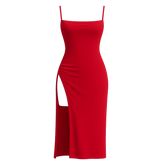 EclipseCurve™ Slit Midi Dress