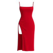 EclipseCurve™ Slit Midi Dress