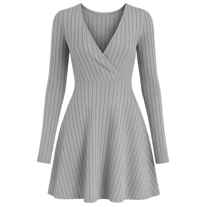 LineaFlow™ Wrap Skater Dress