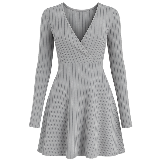 LineaFlow™ Wrap Skater Dress