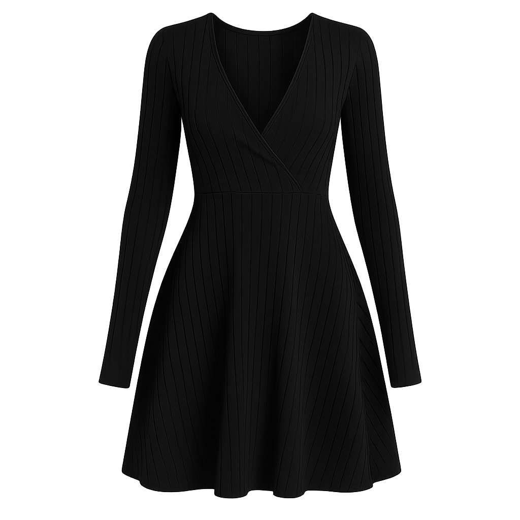 LineaFlow™ Wrap Skater Dress