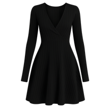 LineaFlow™ Wrap Skater Dress