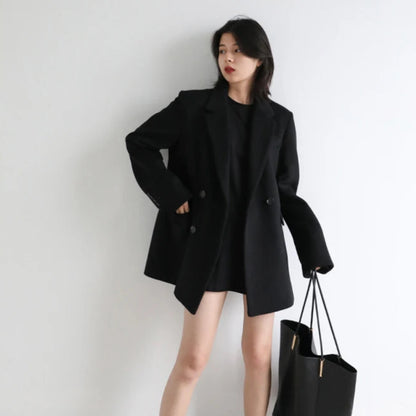 TempoLuxe™ Double-Breasted Blazer