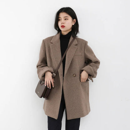 TempoLuxe™ Double-Breasted Blazer