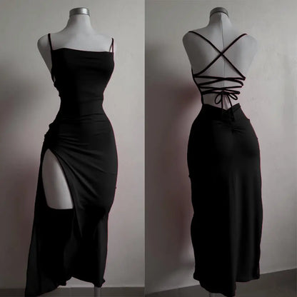 EclipseCurve™ Slit Midi Dress