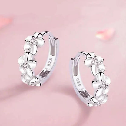 PetalArc™ Floral Hoop Earrings