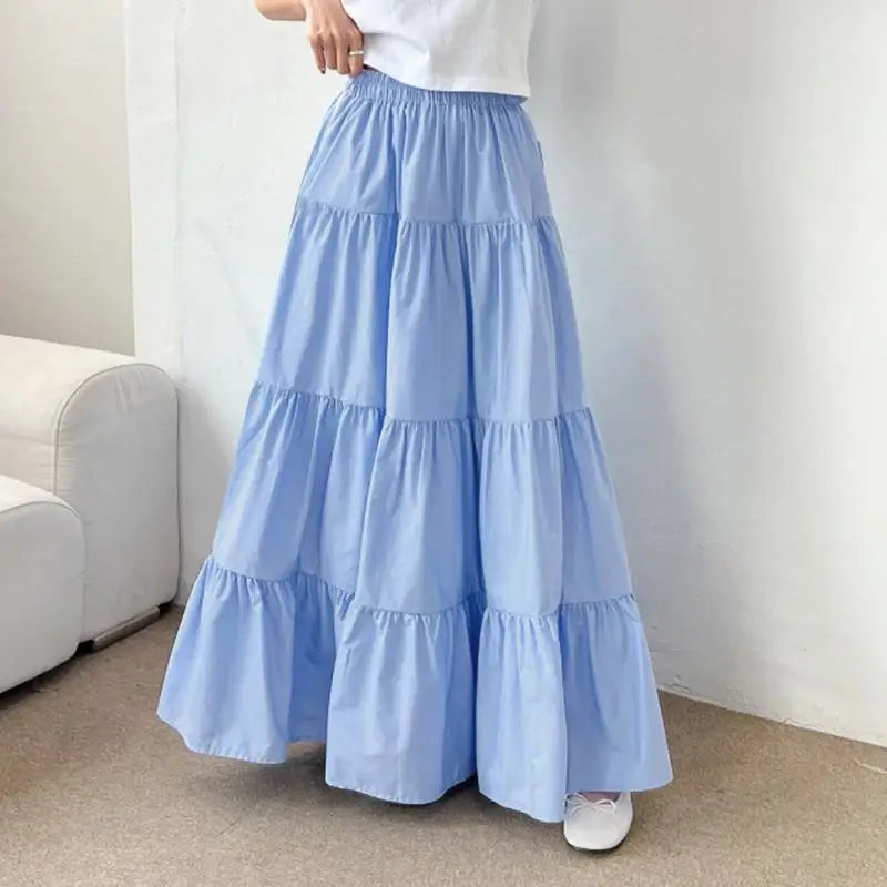 CloudFloat™ Tiered Midi Skirt