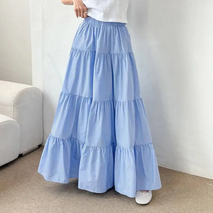CloudFloat™ Tiered Midi Skirt