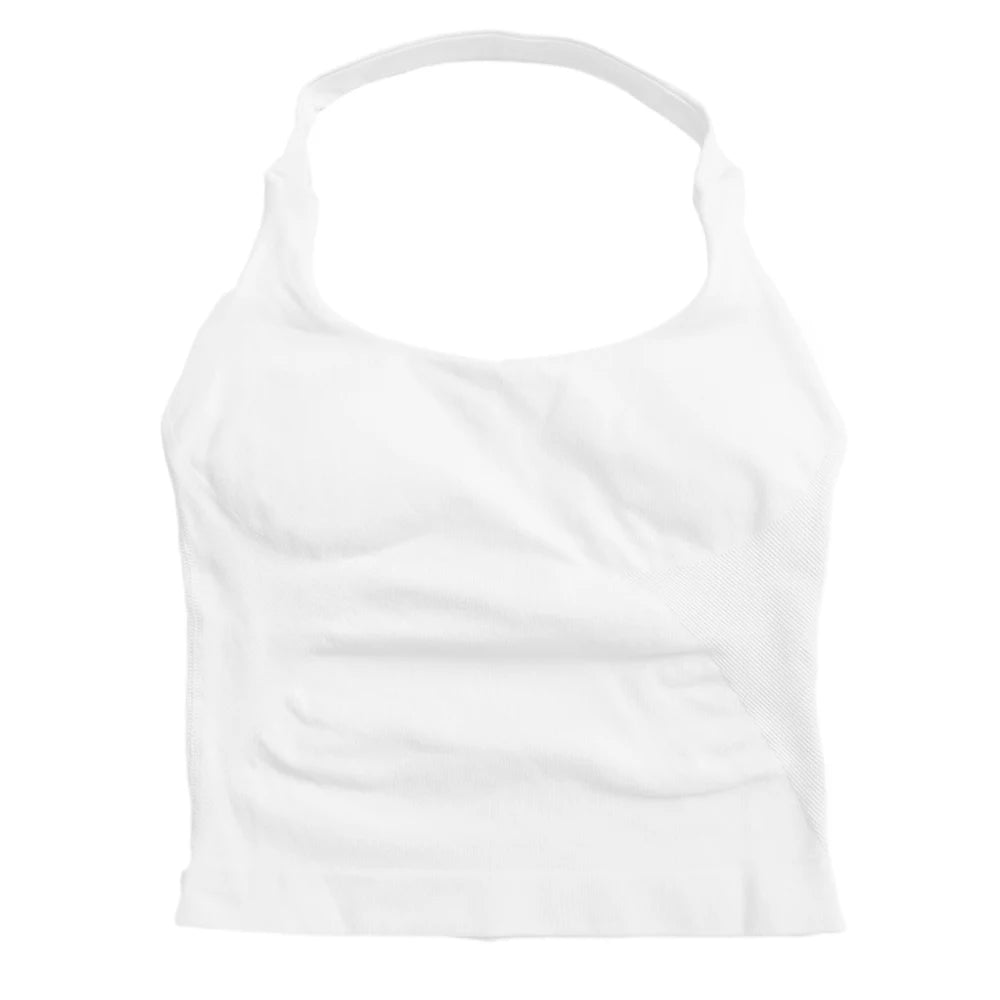 SculptEase™ Halter Crop Top