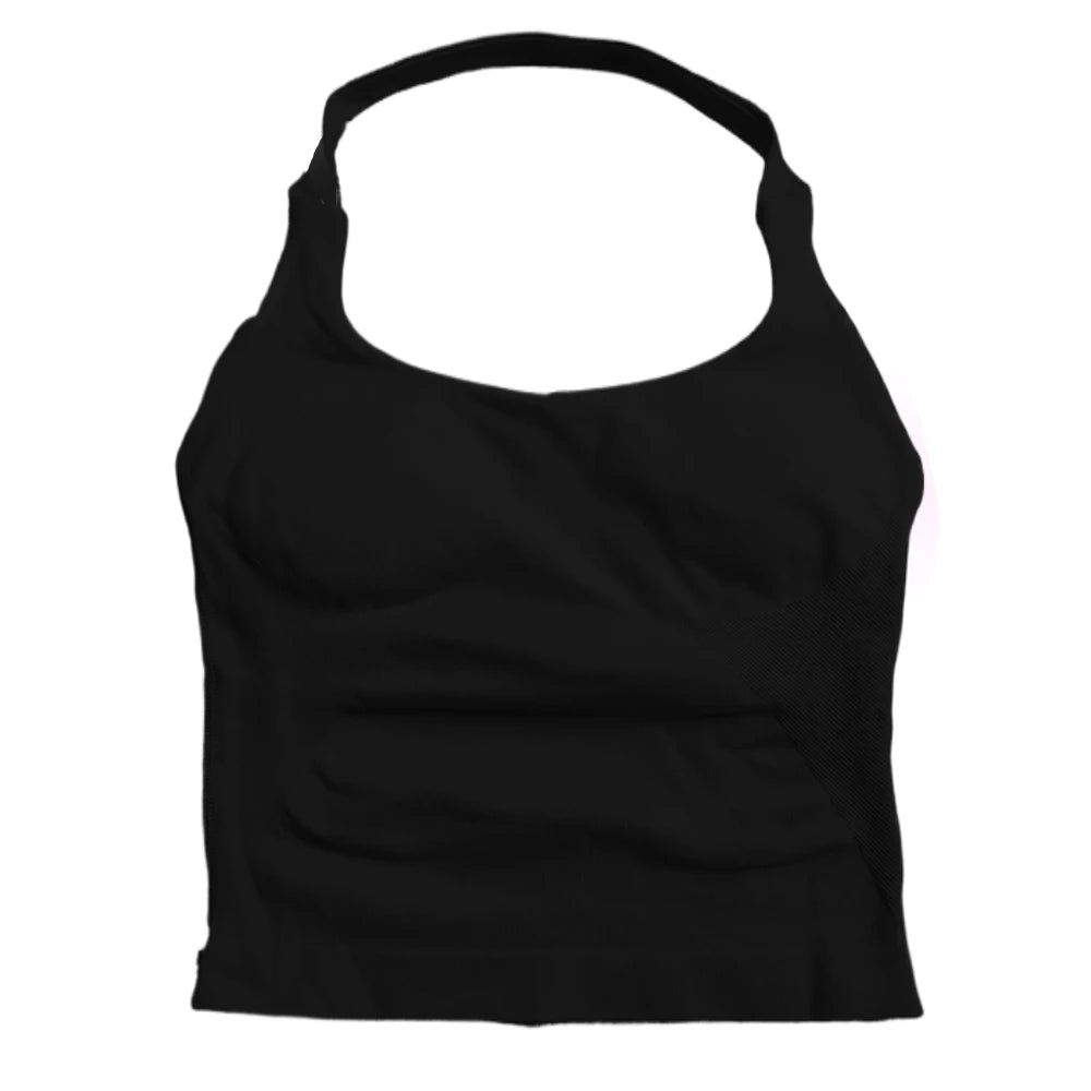 SculptEase™ Halter Crop Top
