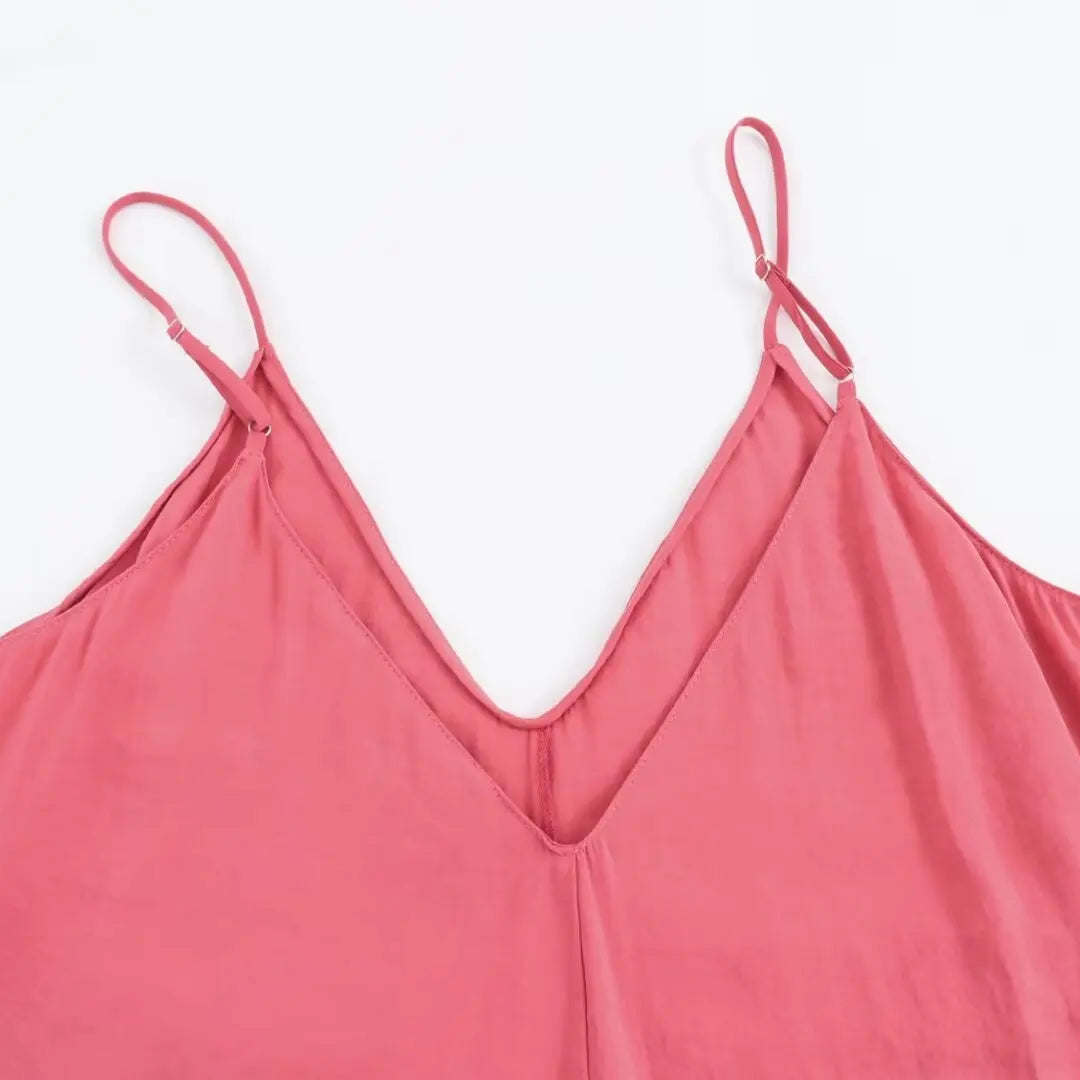 LuxeDrape™ V-Neck Slip Dress