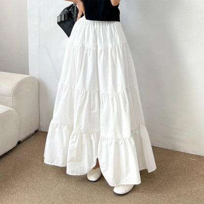 CloudFloat™ Tiered Midi Skirt