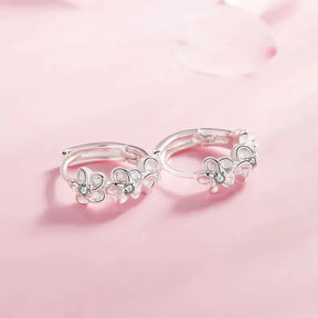 PetalArc™ Floral Hoop Earrings