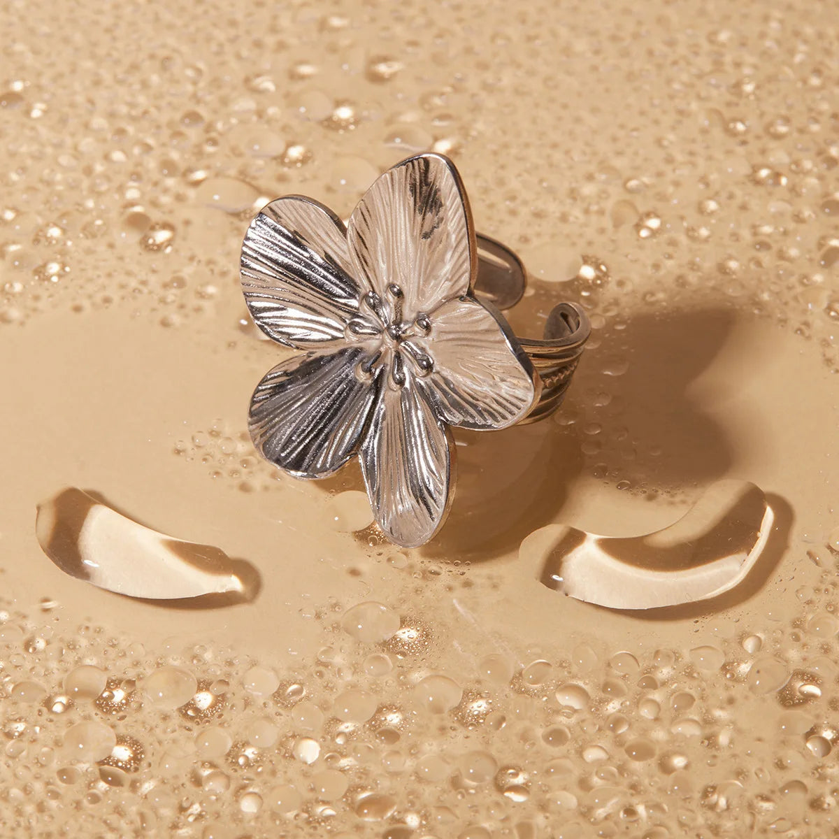 BotanicBloom™ Petal Stud Earrings/Ring