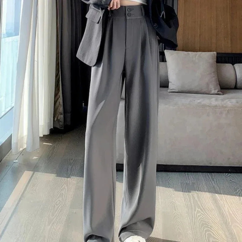 RefineFlow™ Pleated Palazzo Trousers