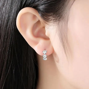 PetalArc™ Floral Hoop Earrings