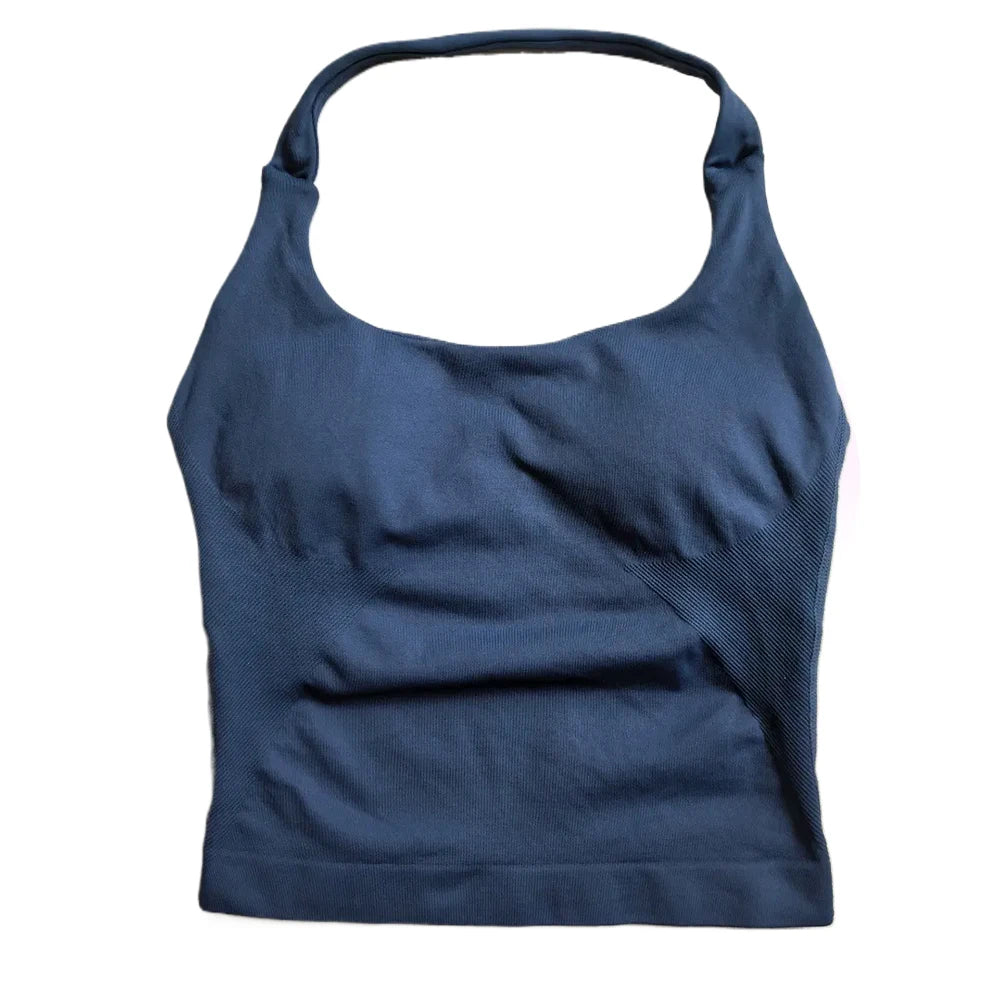 SculptEase™ Halter Crop Top