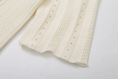 SereneRib™ Button Midi Dress