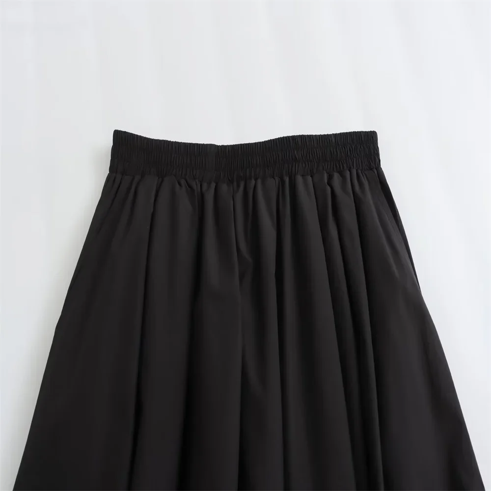 EclipseFlow™ Gathered Midi Skirt