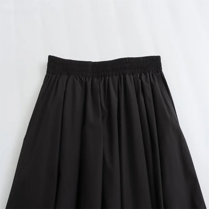 EclipseFlow™ Gathered Midi Skirt