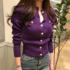 SculptButton™ Knit Cardigan