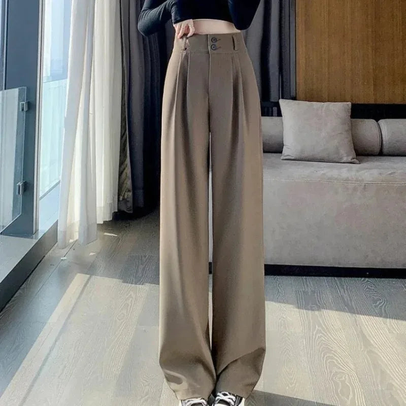 RefineFlow™ Pleated Palazzo Trousers