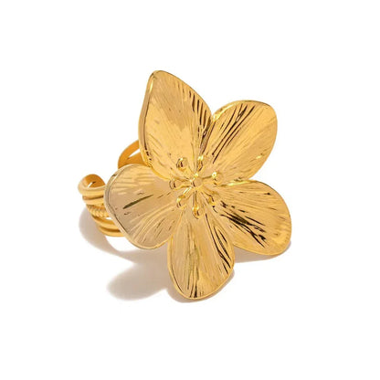 BotanicBloom™ Petal Stud Earrings/Ring