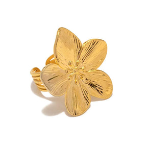 BotanicBloom™ Petal Stud Earrings/Ring