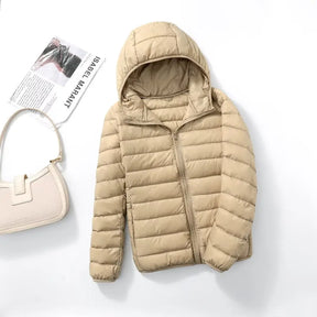 FeatherGuard™ Hooded Puffer