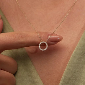 RadiantCircle™ Pavé Circle Studs