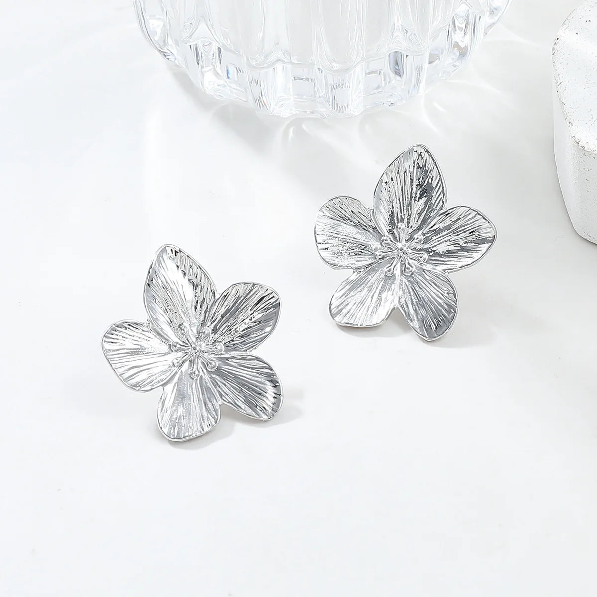 BotanicBloom™ Petal Stud Earrings/Ring