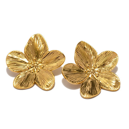 BotanicBloom™ Petal Stud Earrings/Ring