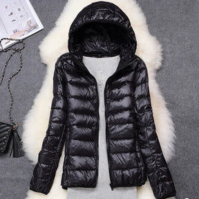 FeatherGuard™ Hooded Puffer