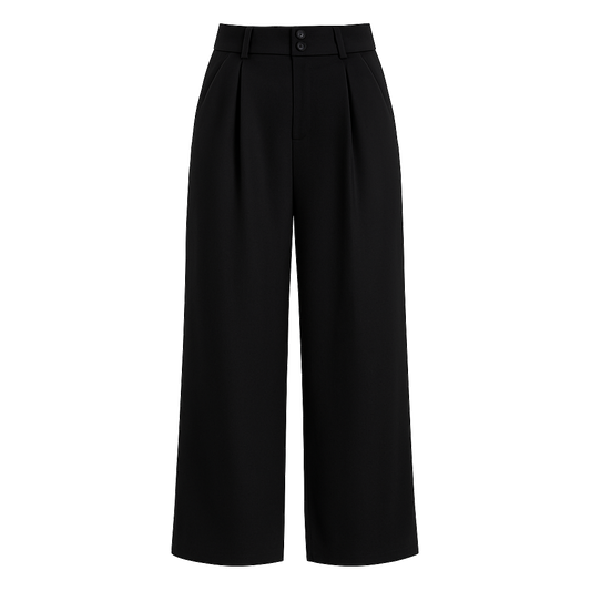 RefineFlow™ Pleated Palazzo Trousers